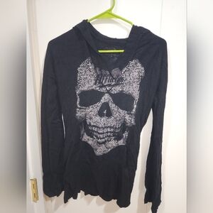 Affliction hooded sweatshirt